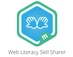 Web Literacy Skill Sharer badge